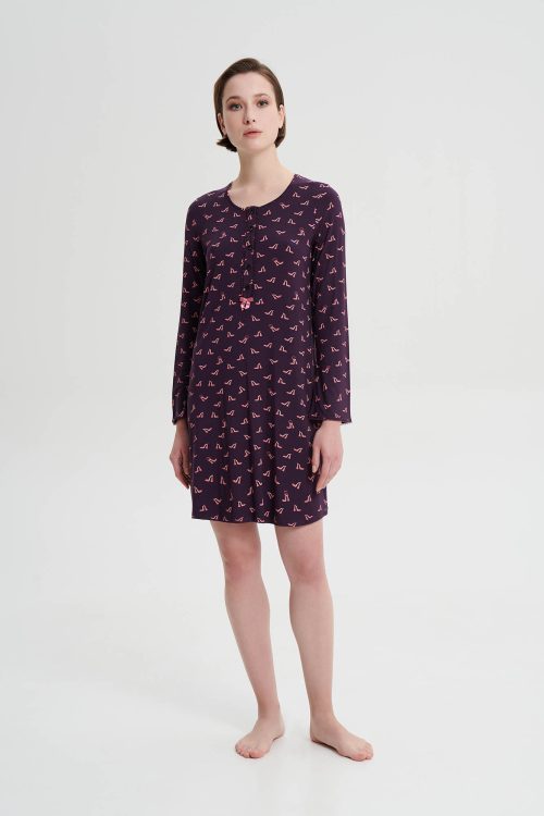 Нощна риза с копчета - Image 3