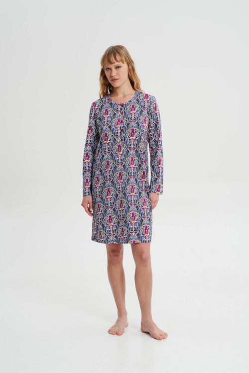 Нощна риза с копчета - Image 2