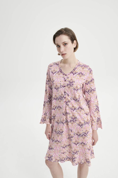 Нощна риза с дълги ръкави - Image 2