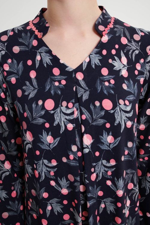 Нощна риза с плисе - Image 3