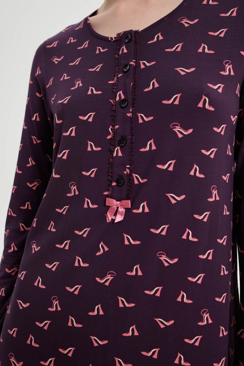 Нощна риза с копчета - Image 2