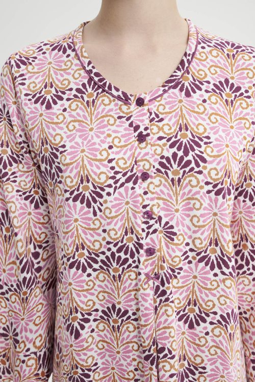 Нощна риза с дълги ръкави - Image 3