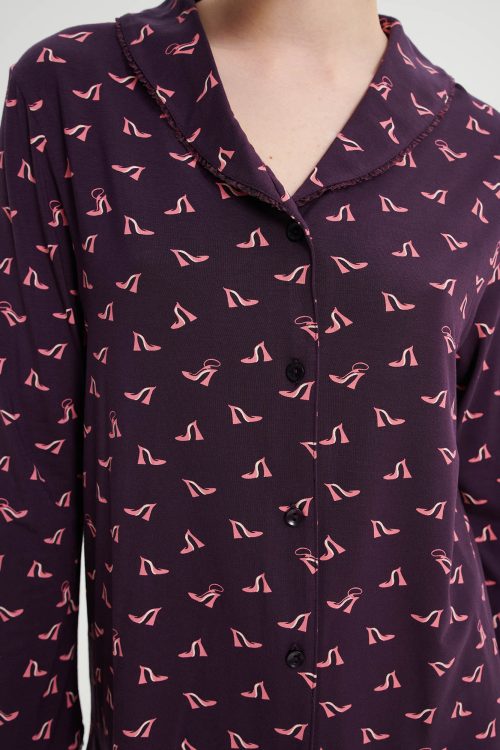 Пижама с копчета с щампа - Image 3