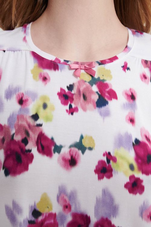 Пижама с обикновени панталони - Image 3