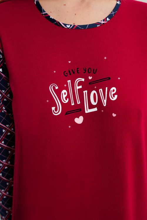 Нощна риза с дълги ръкави - Image 3