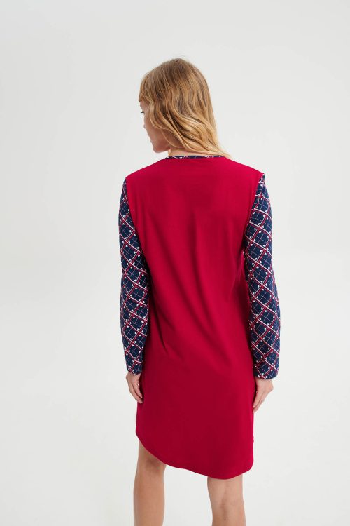 Нощна риза с дълги ръкави - Image 4