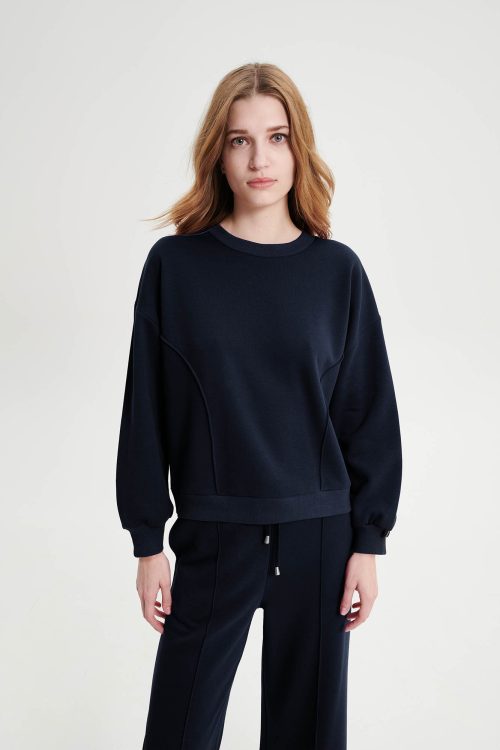 Обикновена блуза с дълъг ръкав - Image 4