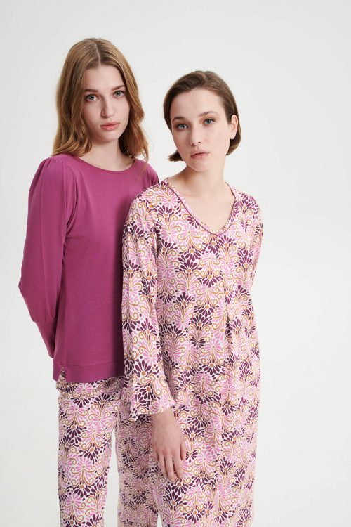 Нощна риза с дълги ръкави - Image 4