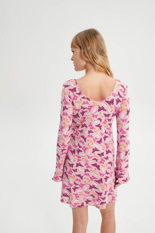 Нощна риза с дълги ръкави - Image 5