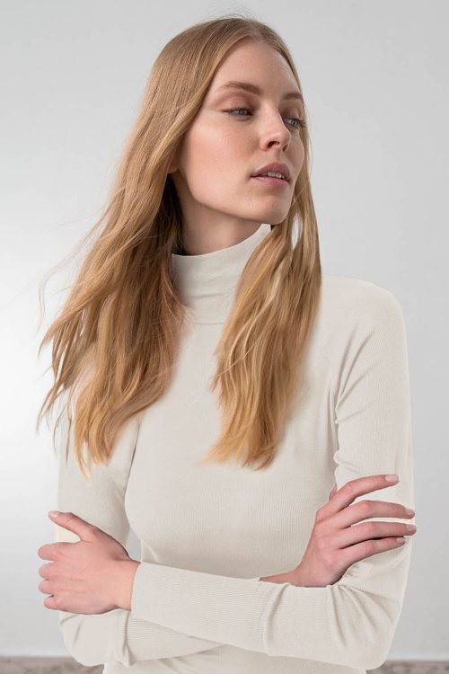 Plain Turtle Neck Top - Image 8