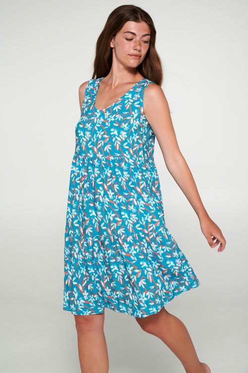 Рокля без ръкави с щампа - Image 1