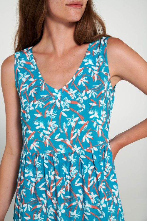 Рокля без ръкави с щампа - Image 3