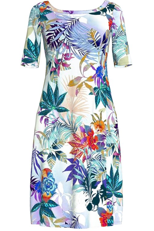 BEACHDRESS 95% VISCOSE - 5% ELASTANE - Image 1