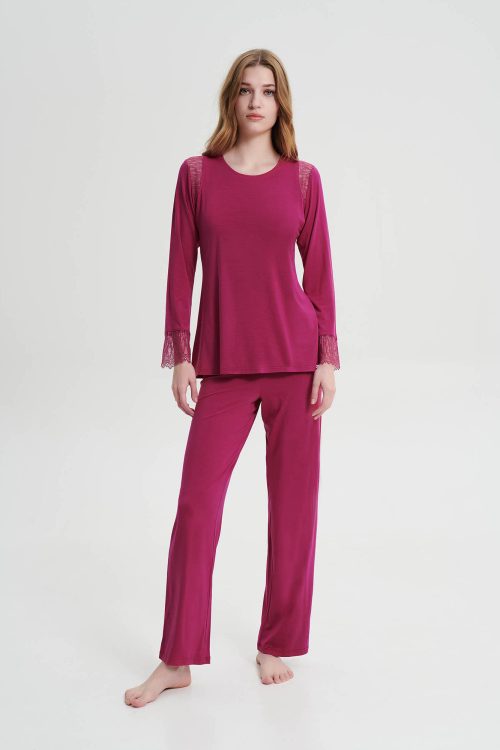 Пижама с обикновени панталони - Image 1