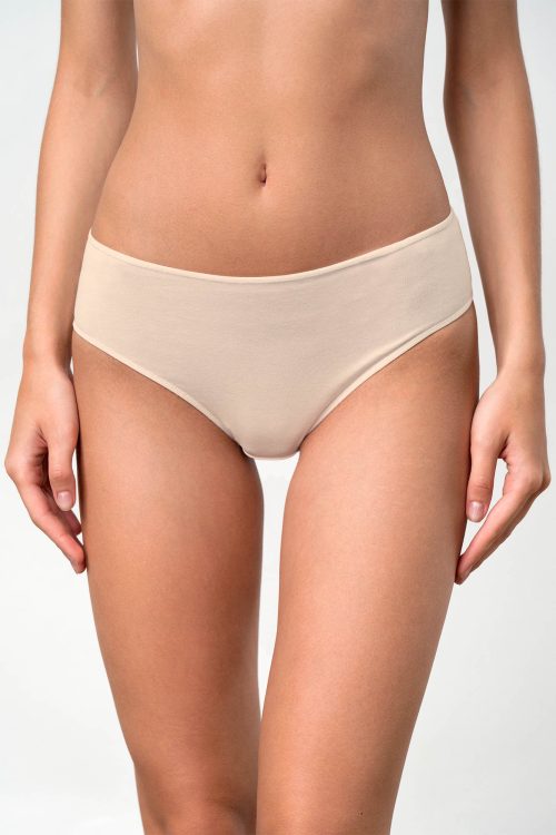 2PCS SLIP HIGH WAIST BRIEF 92% COTTON - 8% ELASTANE - Image 2