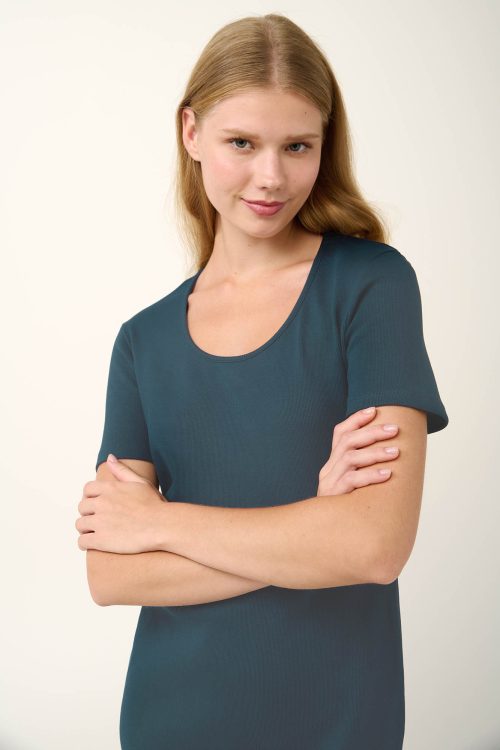 Лятна рокля от памучни ребра - Image 15