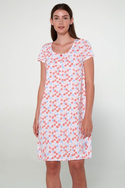 Нощна риза със сладък звезден печат - Image 1