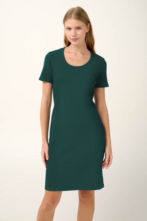 Лятна рокля от памучни ребра - Image 1