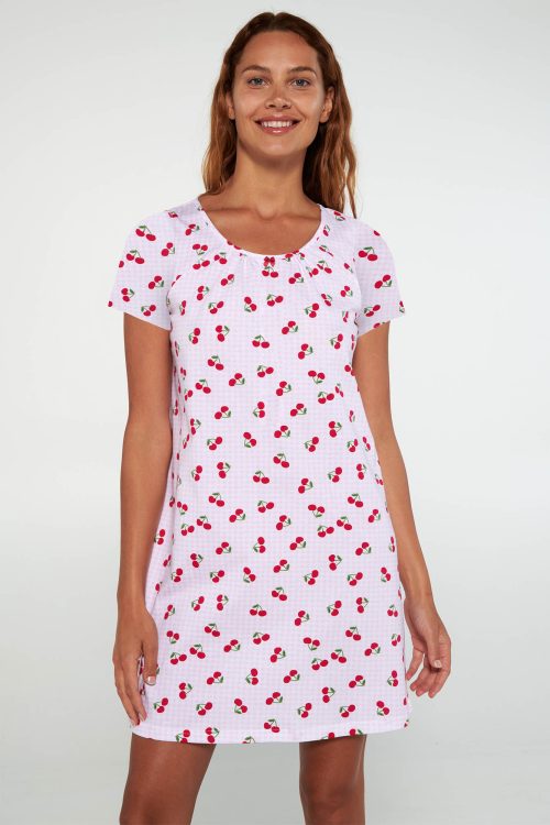 S. Нощна риза с череши от Джърси - Image 1