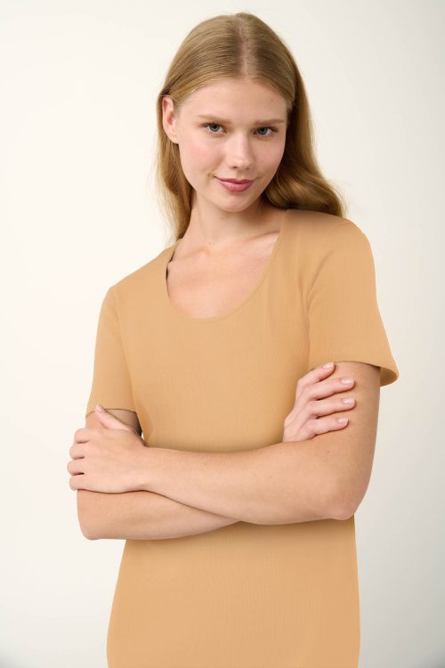 Лятна рокля от памучни ребра - Image 4