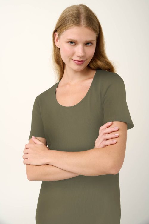 Лятна рокля от памучни ребра - Image 7