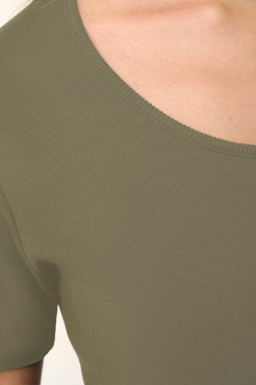 Лятна рокля от памучни ребра - Image 8