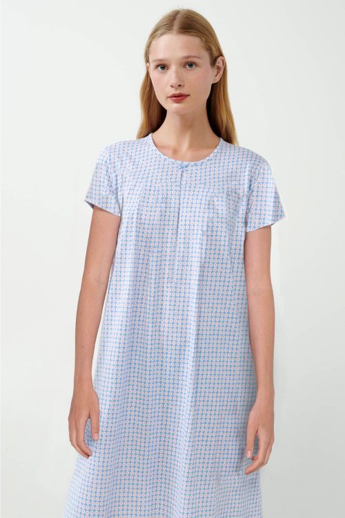 S. Джърси нощница с плисе - Image 2