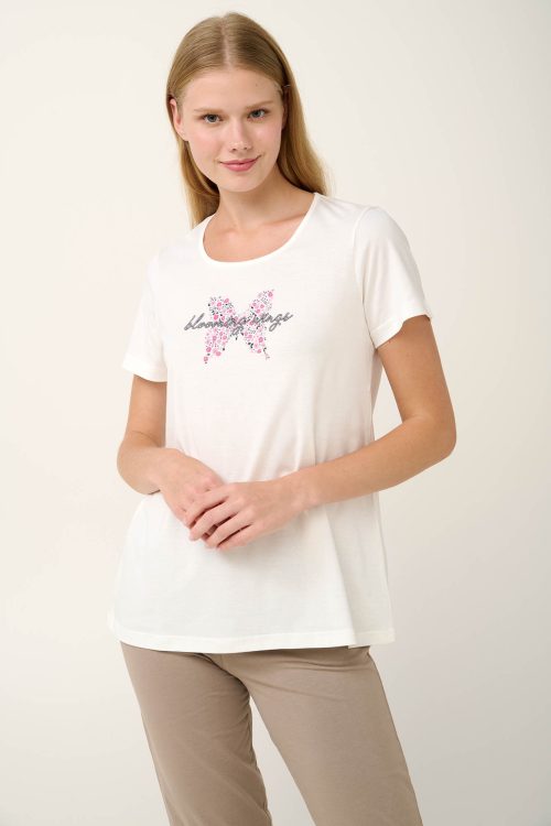 Дамска пижама с панталони Capri - Image 2