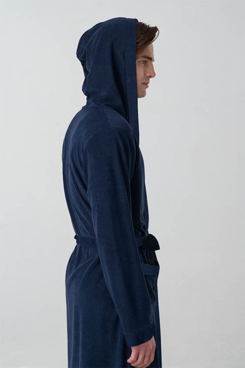 Мъжки халат Frotte с качулка - Image 2