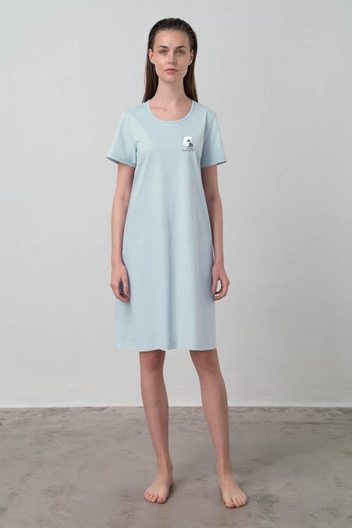 S. Джърси нощница с къси ръкави - Image 2