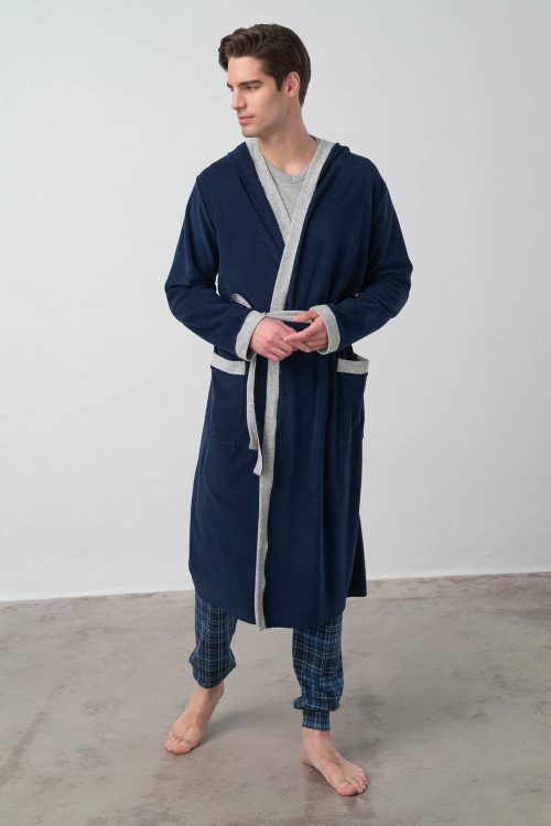 Plain Robe with Hood - Image 2