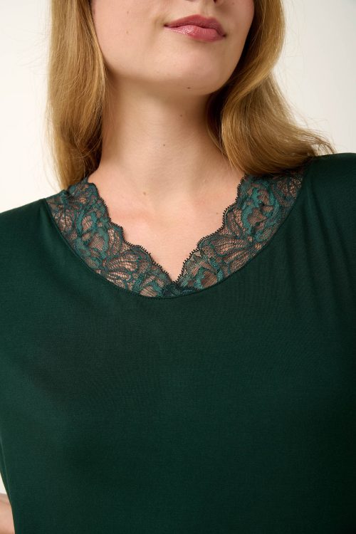 Микромодална нощница с дантела - Image 3