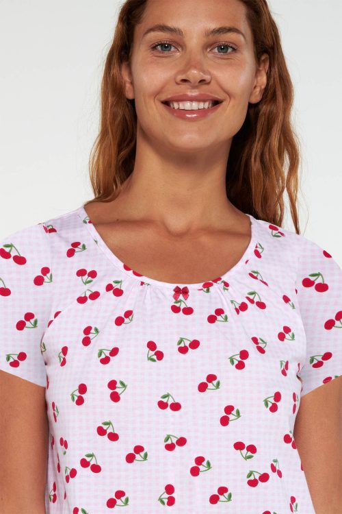 S. Нощна риза с череши от Джърси - Image 3