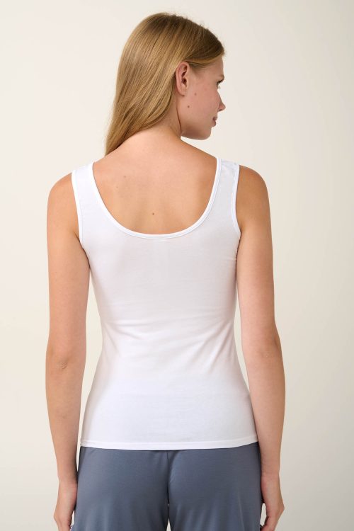 Обикновена дамска памучна жилетка - Image 3