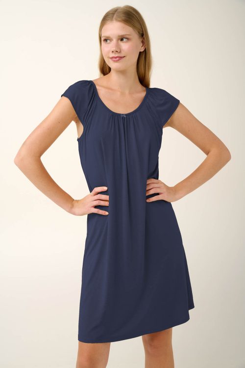 Микромодална лятна нощница с къдрички - Image 7