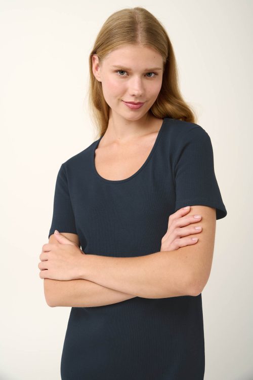 Лятна рокля от памучни ребра - Image 24