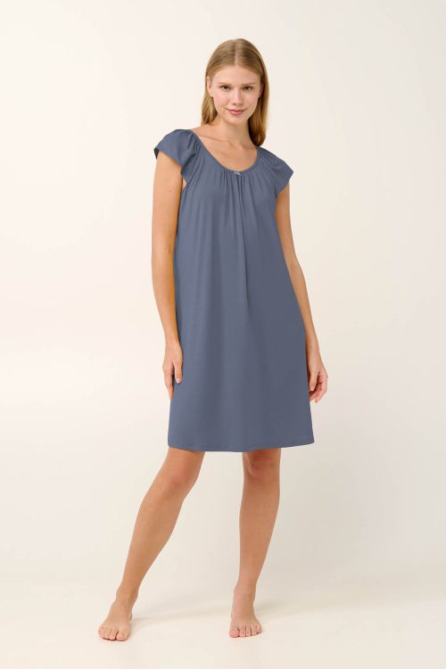 Микромодална лятна нощница с къдрички - Image 2