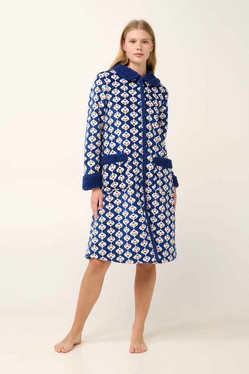 Дълъг дамски халат Country Calico - Image 3